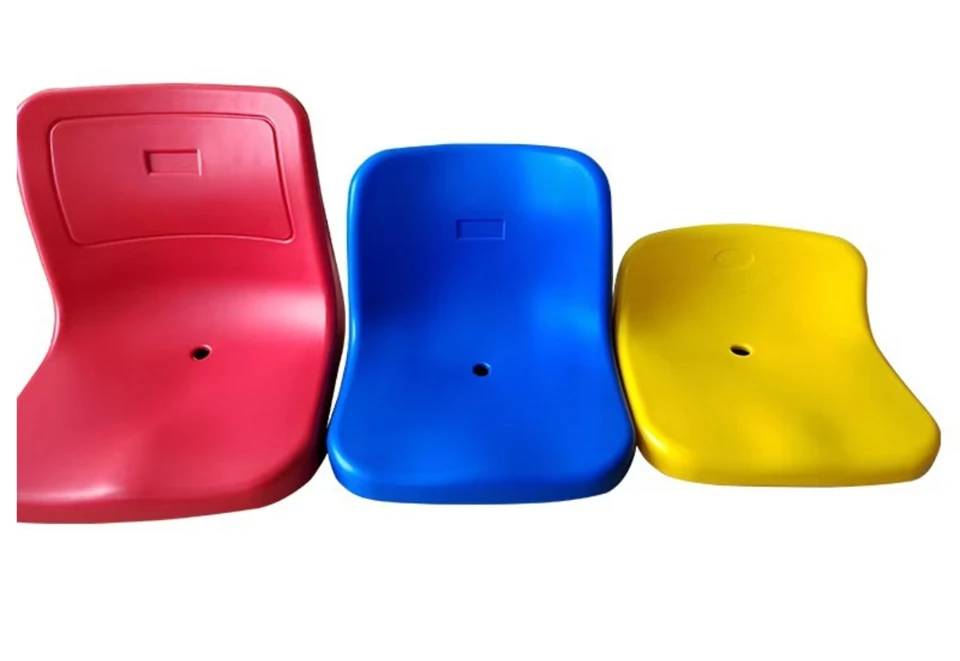 Bleacher chairs with back support lightweight stackable sample seats