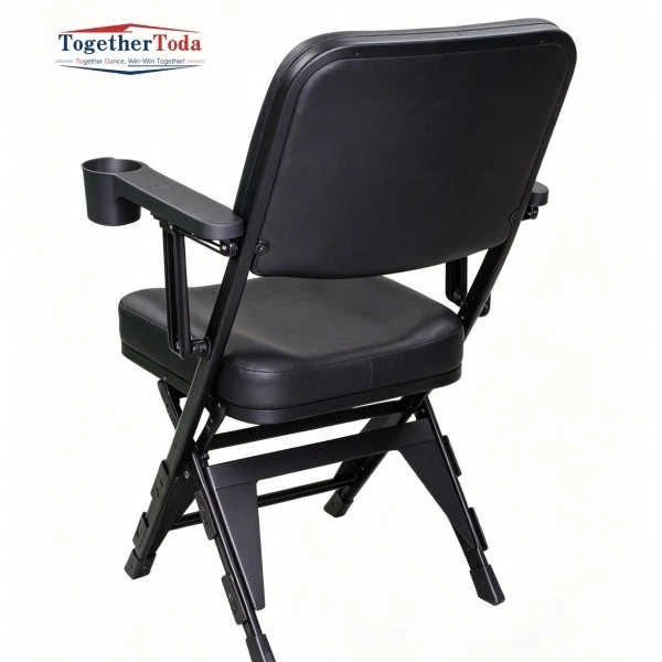 Heavy duty stadium seats solid back anti-rust folding spectator chair