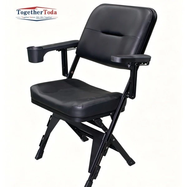 Heavy duty stadium seats wide padded armrest sports lawn seat
