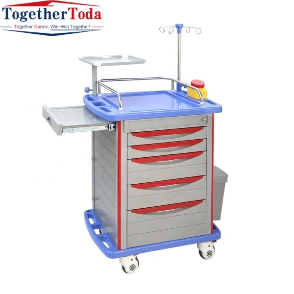 Medical Rolling Cart with Drawers