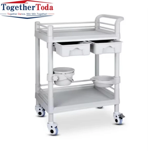 Medical Storage Trolley On Wheels
