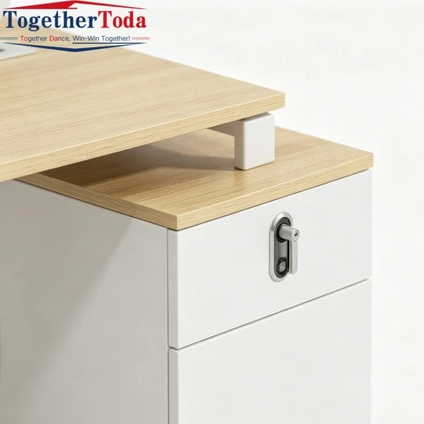 Metal Frame Desk with Drawers Drawer