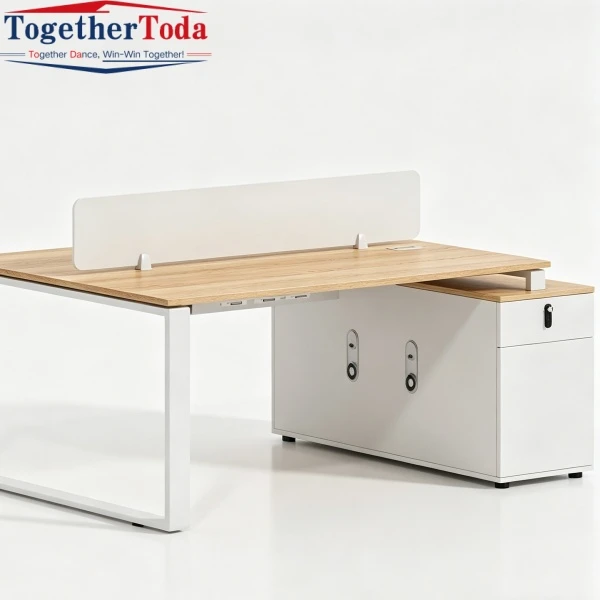 Metal Frame Desk with Drawers