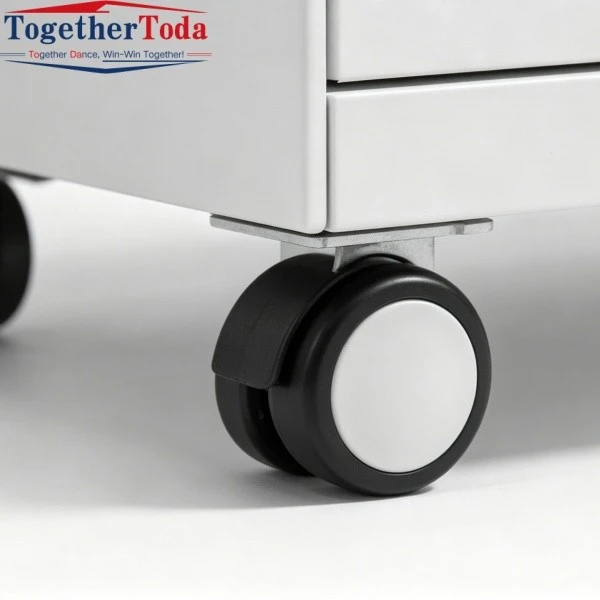 Mobile Storage Cabinets on Wheels Caster Wheel Detail