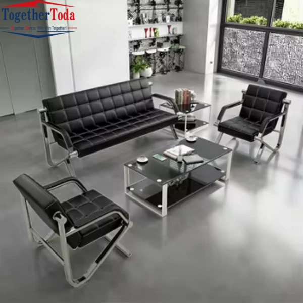 Minimalist Modern Office Sofa Set For Company Waiting Area