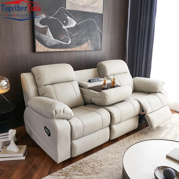 Manual Modern Theater Seating With Foldable Cup Holder