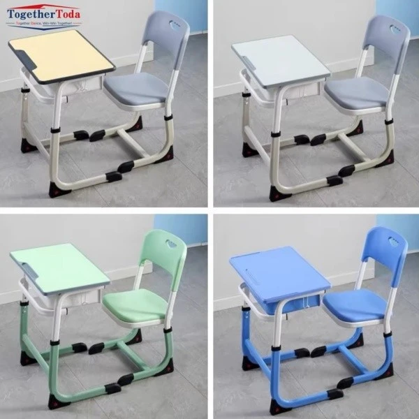 Ergonomic Modular Student Desk Chair Set