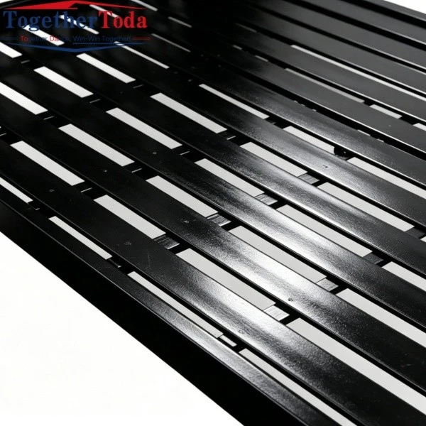 Single Bed Metal Base Slatted Base Structure