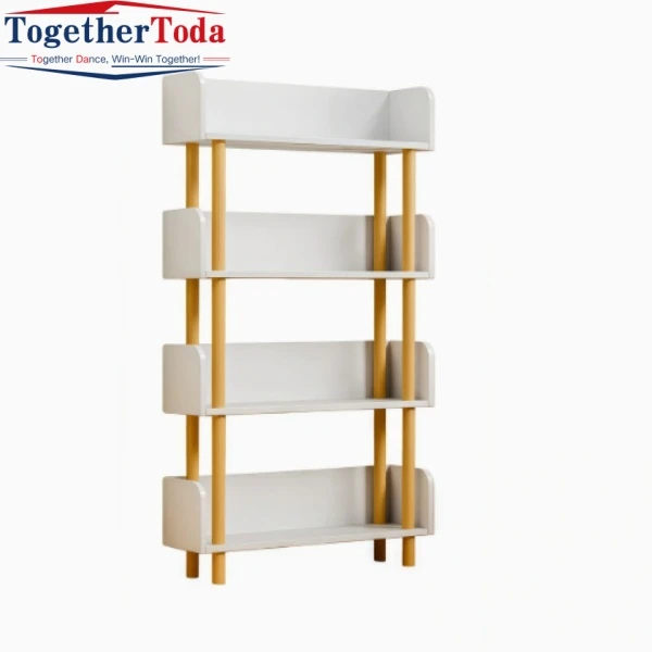 Wooden Bookshelf for Living Room